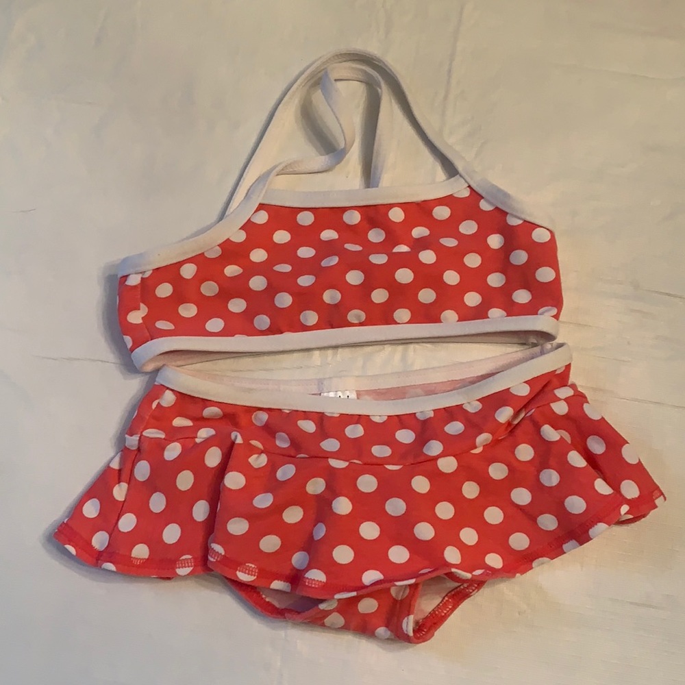 Mini Biden Polka Dot Bikini. Size 2-3 Years.